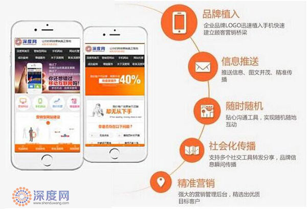 企业手机网站建设对企业移动端营销的作用